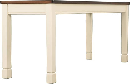 Signature Design by Ashley WhiteOwing Bench, 44.25" W x 16.25" D x4.25 H, White