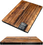 Reclaimed Wood Table Top - Rustic Recycled Wooden Piece Perfect for Signs, Kitchens, Dining and Coffee Table Tops (Reclaimed Wood Table Top with Metal Edge, 24" x 30")