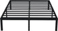 EMODA 14 Inch Full Size Bed Frame Heavy Duty Metal Platform No Box Spring Needed, Easy Assembly Noise Free, Black