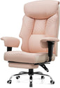 GTRACING Big and Tall Office Chair 400LBS Wide Ergonomic Gaming Chair with Deluxe Embossing Designed Leather with Foot Rest,150°Reclining Adjustable Soft Armrests Pocket Spring Back Support and Pillow
