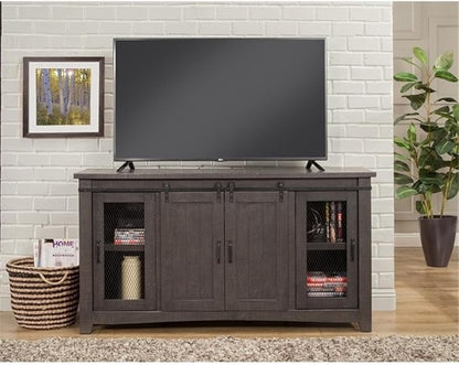 Martin Svensson Home Sierra 65" Solid Wood TV Stand, Grey