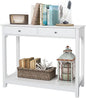 TaoHFE Console Table, 39.4"x11.8"x31.5"(LxWxH), White