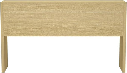 Manhattan Comfort Linda Modern Console Table with 3 Storage Drawers – 60" Narrow Entryway Stand for Living Room, Hallway, or Dining Room – Wood Grain Accent Furniture, Natural Oak