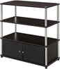 Convenience Concepts Designs2Go Highboy TV Stand with Storage Cabinets and Shelves for TVs up to 40 Inches, Espresso