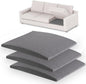 Couch Cushion Support for Sagging Seats, 20" x 20" High-Density Arched Foam, Furniture Seat Under Cushion Sag Repair,3-Pack