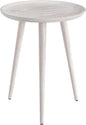 MH London Side Table - Tezgah End Table. Exclusively Designed Hand-Crafted Small Nightstand. Solid Wood Round End Table. Contemporary Accent Table for Bedrooms, Living Rooms and Home Office