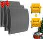Couch Cushion Support for Sagging Seat Sofa Couch Supports for Sagging Cushions Curved High Density Foam Grey Pack of 3