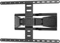 WALI Ultra Slim Full Motion TV Wall Mount Bracket for Most 43-90 Inch Flat Screen TVs, Swivel, Tilt & Extension TV Articulating Mount, Max Mounting Holes 600x400mm, Holds up to 132lbs(TTM-4), Black