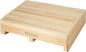 Wooden one Step Stool- Solid Pine Wood Step Riser with Non-Slip Pads, Wood Step Stool for Elderly Adults, high Bed, Bathroom, Kitchen (23.6" L*15.7" W*3.9" H, Natural, 400LBs Capacity)
