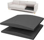 Couch Cushion Support for Sagging Seat, High-Density Curved Foam Sofa Furniture seat Couch Cushions Support Repair, 20"x20" Grey Set of 2