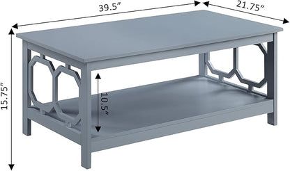 Convenience Concepts Omega Coffee Table, Gray