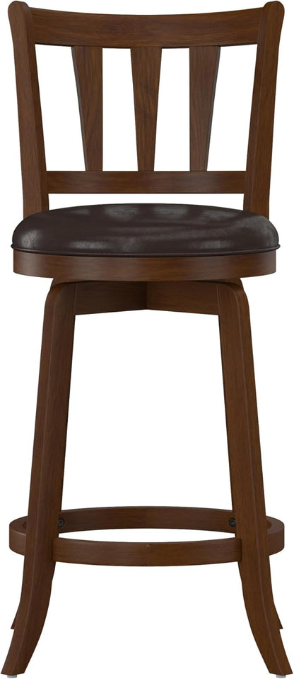 Hillsdale Presque Isle Swivel Stool, Counter Height, Cherry