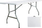 6 Foot Folding Table 6ft Fold in Half Heavy Duty Plastic Foldable Table, 72 inch Portable Table with Handle,Indoor Outdoor 6‘ Utility Card Tables for Picnic, Party, Dining