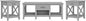 Bush Furniture Key West Coffee Table with Set of 2 End Tables in Cape Cod Gray