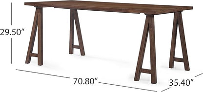 Christopher Knight Home Benson Mid-Century Modern 7 Piece Dining Set, Light Beige and Walnut