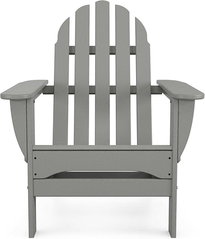 POLYWOOD AD5030GY Classic Folding Adirondack, Slate Grey