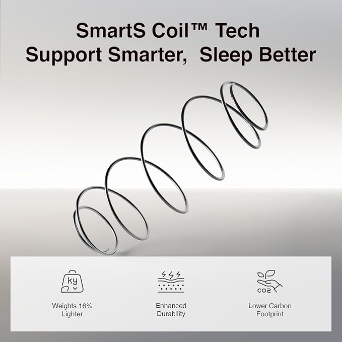Novilla Twin Mattress, 8 Inch Twin Size Mattresses in a Box with Smarts™ Coil for Pressure Relief, Medium Firm Foam and Spring Hybrid Colchones with CertiPUR-US Certified for Kid for Kidss