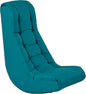 FDP Tufted Floor Rocker for Kids, Teens and Adults; Comfortable, Ergonomic Chair for Reading, Playing Video Games, or Watching TV - Teal, 10488-TL
