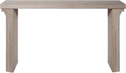 KEIKI Wood Entryway Console Table Behind Couch & Sofa, Modern Minimalist Style for Entrance, Hallway, Living Room, Natural