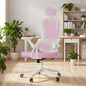 Ergonomic Office Chair - 400LB Comfy Desk Chairs with Headrest and Back Support, Heavy Duty Mesh Computer Chairs with Wheels and Arms for Home Office, Study, Bedroom and Dorm (04Pink)