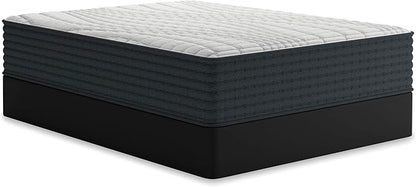 Signature Design by Ashley Hybrid 1300 13 Inch Plush Gel Memory Foam Mattress with Edge Support for Pressure Relief, King, Fiberglass Free, Mattress in A Box