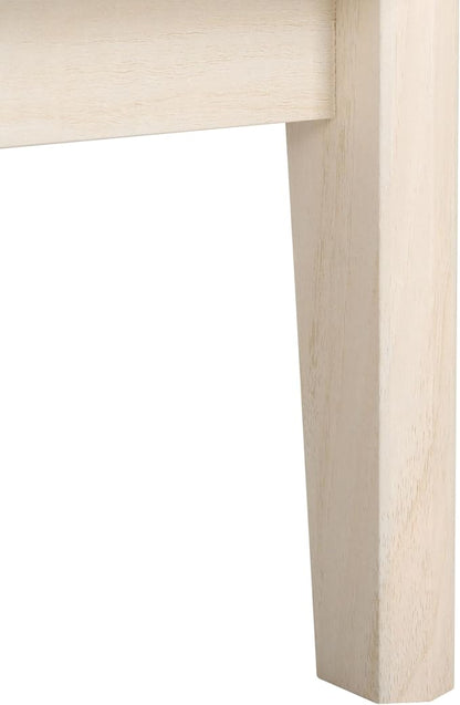 SAFAVIEH Aricia TV Stand for up to 65" Flatscreen – Bleached White, 2 Sliding Doors with Interior Storage, 1 Open Shelf, Entertainment Media Console (MED9633C)