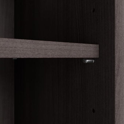 Bush Business Furniture Studio C Tall 5 Shelf Bookcase in Storm Gray, Large Bookshelf for Home or Professional Office