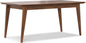 SIMPLIHOME Draper Extendable Dining Table, Solid Wood Walnut Veneer in Walnut, 66-84 x 40 inches, Mid-Century Modern-Style Rectangular Expandable Kitchen Table with Butterfly Leaf for 6+ People