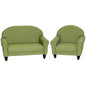 Children's Factory As We Grow Chair and Couch, Flexible Seating for Daycare or Preschool, Kids Reading Couch, Playroom Furniture, Sage