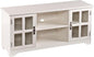 SEI Furniture Remington TV Storage Media Stand, White