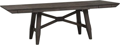 LIBERTY FURNITURE INDUSTRIES, INC. Double Bridge 6 Piece Trestle Table Set