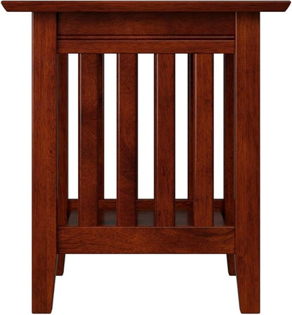 AFI, Mission End Table, Walnut