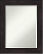 Amanti Art Brown Wall Mirror 30x24 Furniture Espresso Rectangle Bathroom Mirror for Wall Decor Living Room, Medium Casual Frame, Hangs Horizonally and Vertically, Bathroom Decor, Beveled Edge from WI