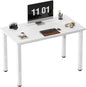 Need Small Desk, 39.4 inches Sturdy Writing Desk for Small Spaces, Small Computer Desk Teens Desk Study Table Laptop Desk Home Ofice Desk, White
