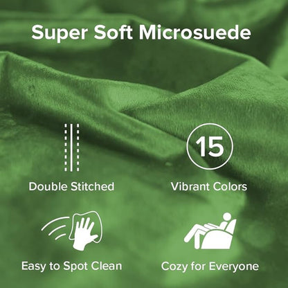 Sofa Sack Bean Bag Chair - Plush, Ultra Soft - Memory Foam Bean Bag Chair with Microsuede Cover - Stuffed Foam Filled Furniture and Accessories for Dorm Room 5 Feet - Lime