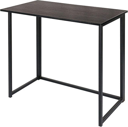 Leopard Outdoor Products Folding Computer / Laptop Table for Small Spaces, Space-Saving Home Office / Writing Desk, Compact Study Reading Foldable Desk (Black)