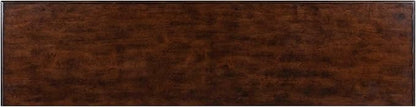 Liberty Furniture Arden Road TV Console, 74 Inch, Satin Cherry, 3 Drawers, 4 Doors