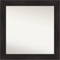 Amanti Art Silver Bathroom Mirror for Over Sink, 28x28 Florence Silver Square Vanity Mirror, Large Casual Frame, Hangs Horizonally and Vertically, Bathroom Wall Decor, Non-Beveled Edge from WI, USA