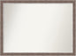 Amanti Art Brown Bathroom Mirror for Over Sink, 31x42 Noble Mocha Rectangle Vanity Mirror, X-Large Casual Frame, Hangs Horizonally and Vertically, Bathroom Wall Decor, Non-Beveled Edge from WI, USA