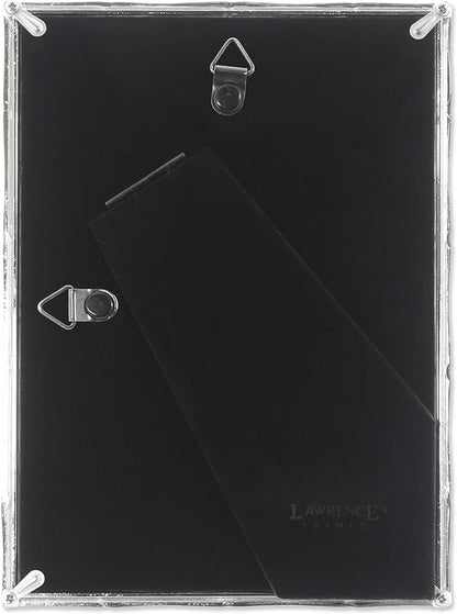 Lawrence Frames 710157 Silver Metal Bamboo 5x7 Picture Frame
