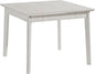 38.2'' Square Solid Wood Dining Table for 4, Farmhouse Kitchen Table for Kitchen, Dining Room, Restaurant, Natural Eco-Friendly, Washed Gray