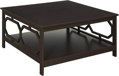 Convenience Concepts Omega Square 36" Coffee Table, Espresso