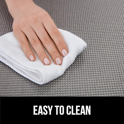 GORILLA GRIP powerGRIP Drawer Shelf and Cabinet Liner, Thick Strong Hold, Non-Adhesive Liners Protect Kitchen Cabinets and Cupboard, Bathroom Drawers, Easy Install, Breathable Mat, 20" x10' Snow White