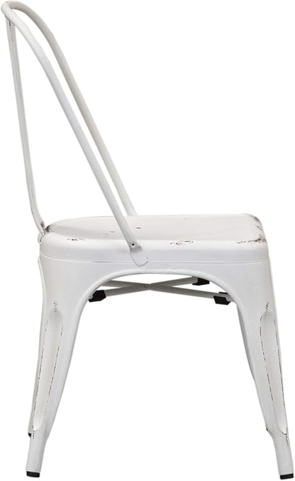 Liberty Furniture Industries Bow Back Side Chair - Antique White-Set of 2