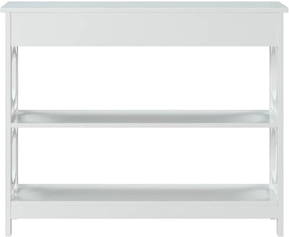 Convenience Concepts Omega 1 Drawer Console Table, White