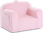 Toddler Chair Plush Kids Couch, Comfy Kids Sofa Toddler Lounger Chair for Bedroom, Convertible Toddler Couch for Girls and Boys, Reading Chair for Kids