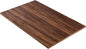 Kaboon Universal Tabletop 36"x20", Solid One-Piece Melamine Table Top, Double L-Desk Floating Desk DIY, Home and Office,Dark Walnut