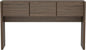 Manhattan Comfort Linda Modern Console Table with 3 Storage Drawers – 60" Narrow Entryway Stand for Living Room, Hallway, or Dining Room – Wood Grain Accent Furniture, Walnut Brown