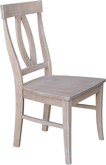 International Concepts Cosmo Chair, Washed Gray Taupe