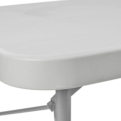 Office Star Resin Multipurpose Rectangle Folding Table for Indoor or Outdoor Use, 4 Feet x 2 Feet